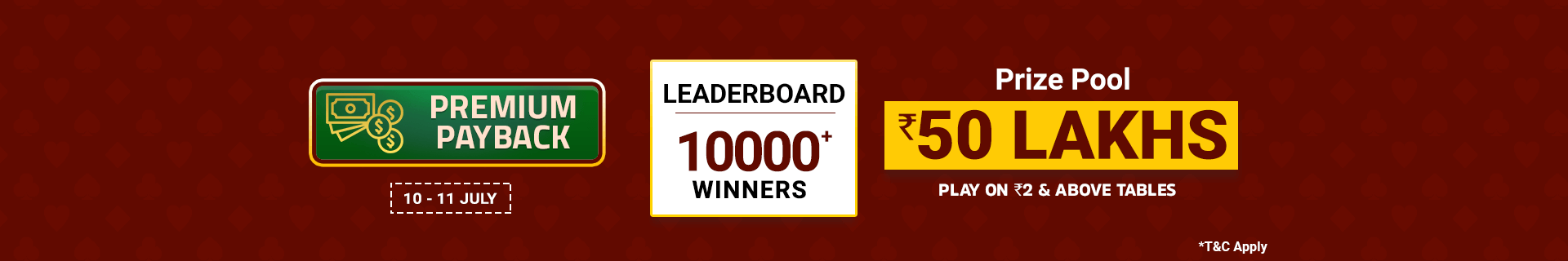 Rummy Race Leaderboard Contest
