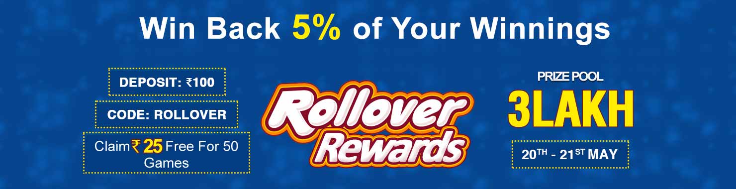 Rollover Rewards Winner Cash Back Contest