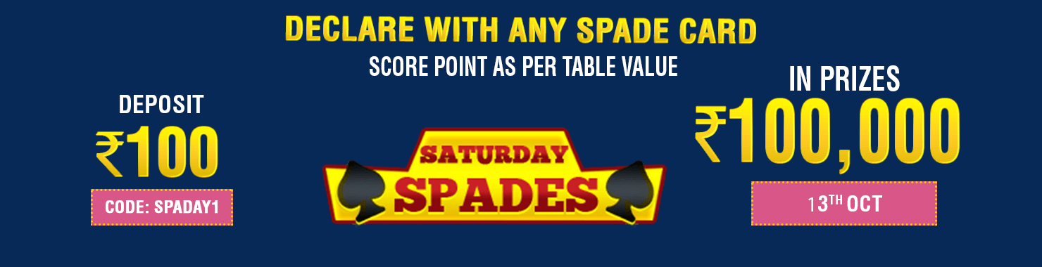 Saturday Spades Leaderboard Contest