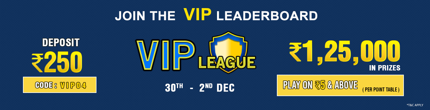 VIP League Leaderboard Contest